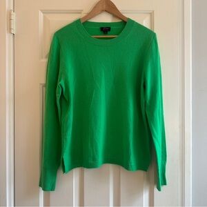 J. Crew Women’s Cashmere Sweater Kelly Green Size Large